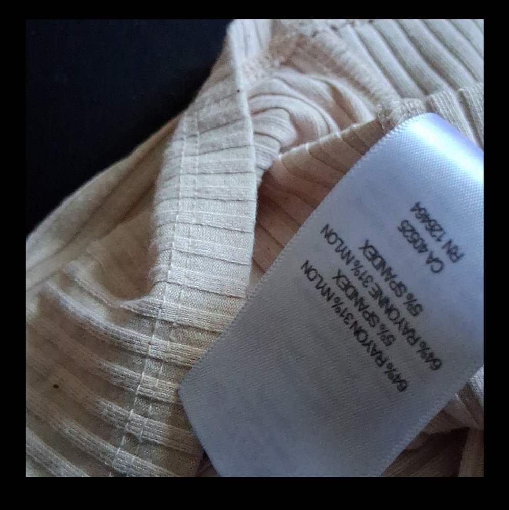 Striped Tan Tank Top